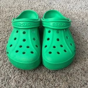 Green Crocs